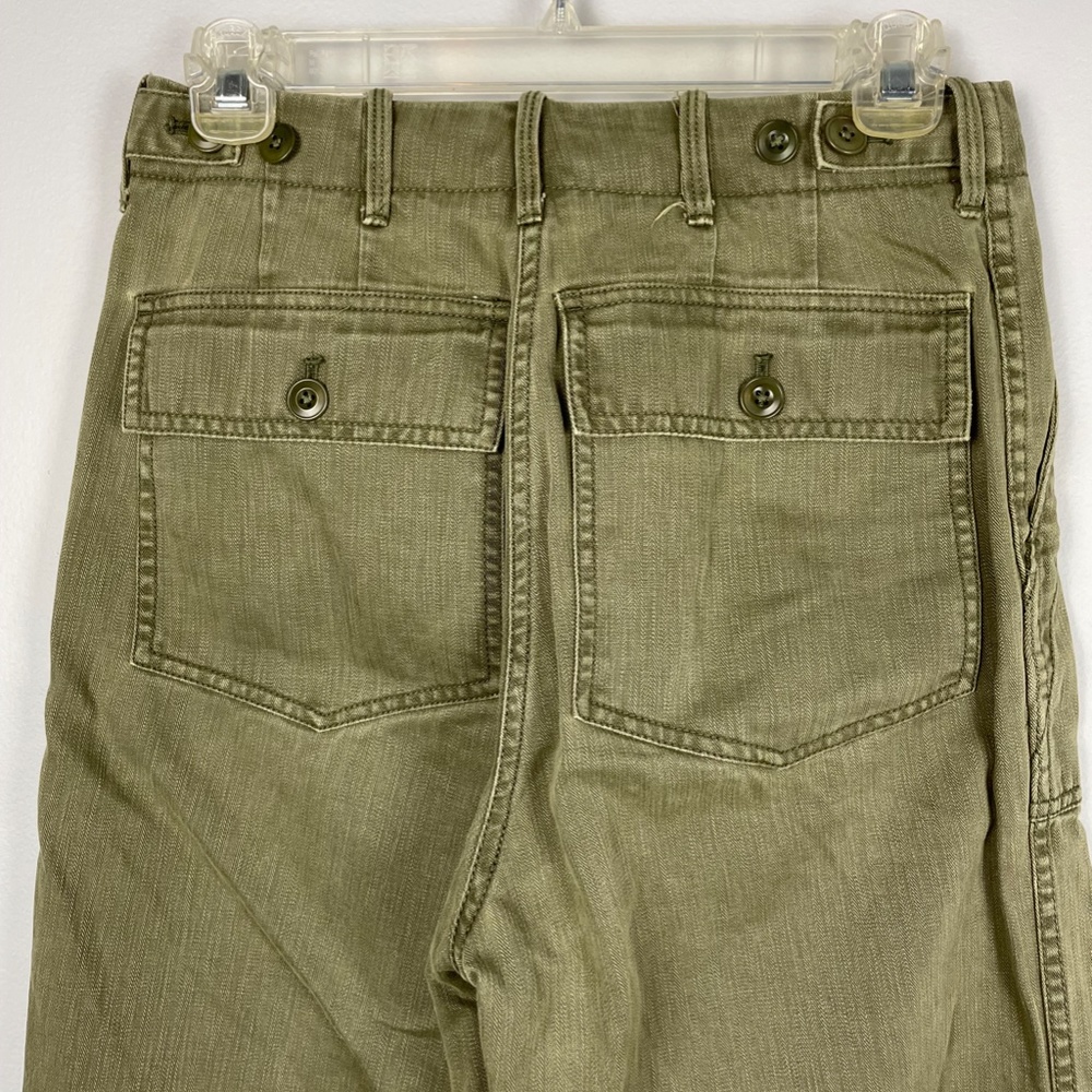 J. Crew Foundry Pant Herring Spanish Moss Size 4 - Picture 9 of 13